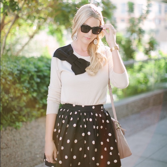 Kate Spade Shanghai Bow Sweatshirt in Oatmeal - Picture 7 of 8